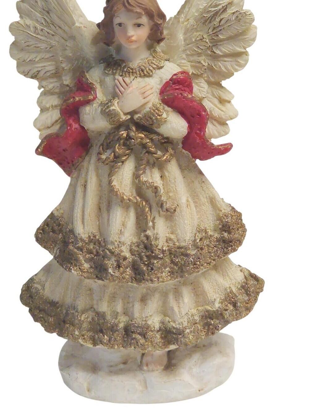 1999 Loomco Products 6" Angel Decoration #JI2113 Red Cap
